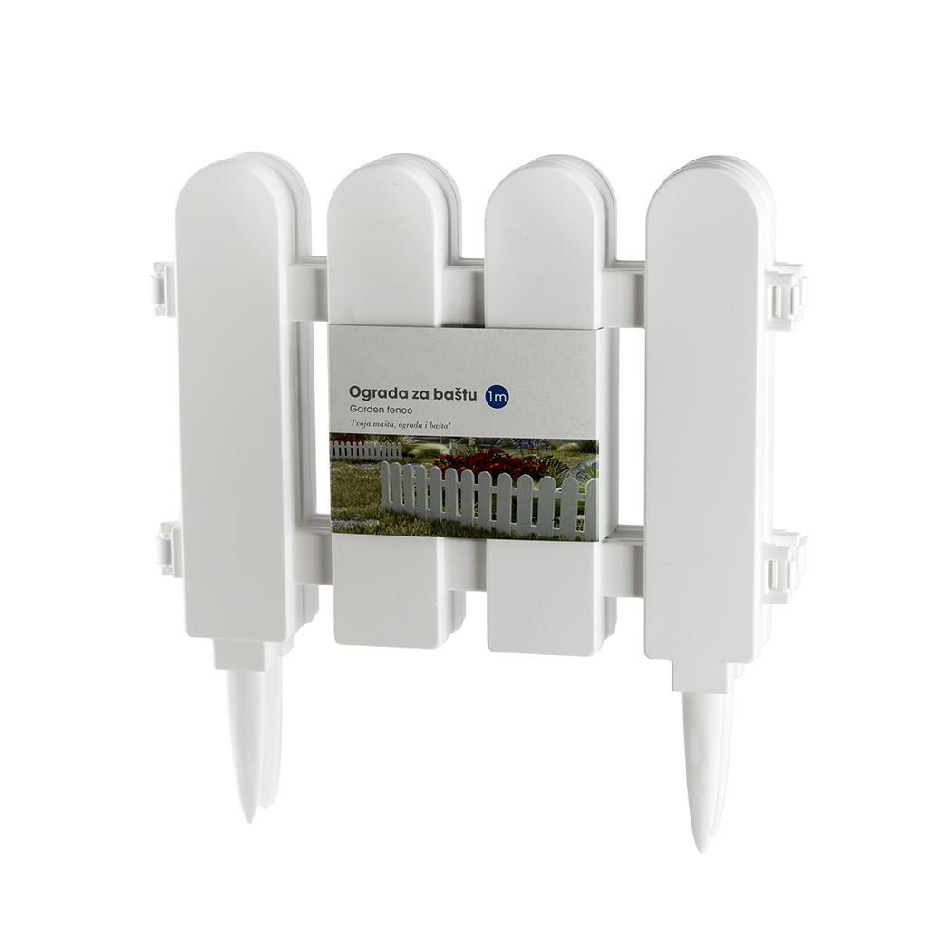 Ograda plastična bela
