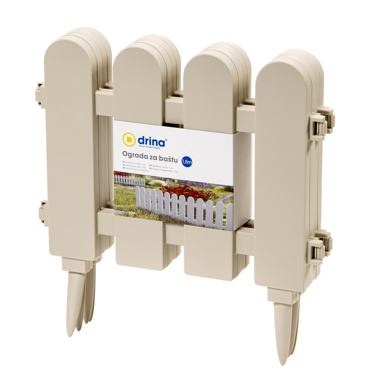Ograda plastična bež