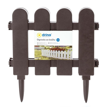 Ograda plastična braon