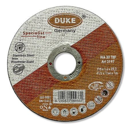 Rezna ploča Duke za metal 125×1 mm