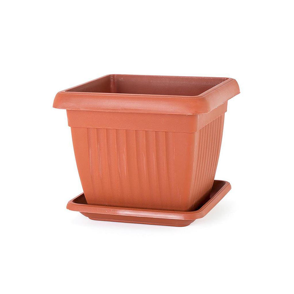 Saksija mediteran četvrtasta terakota