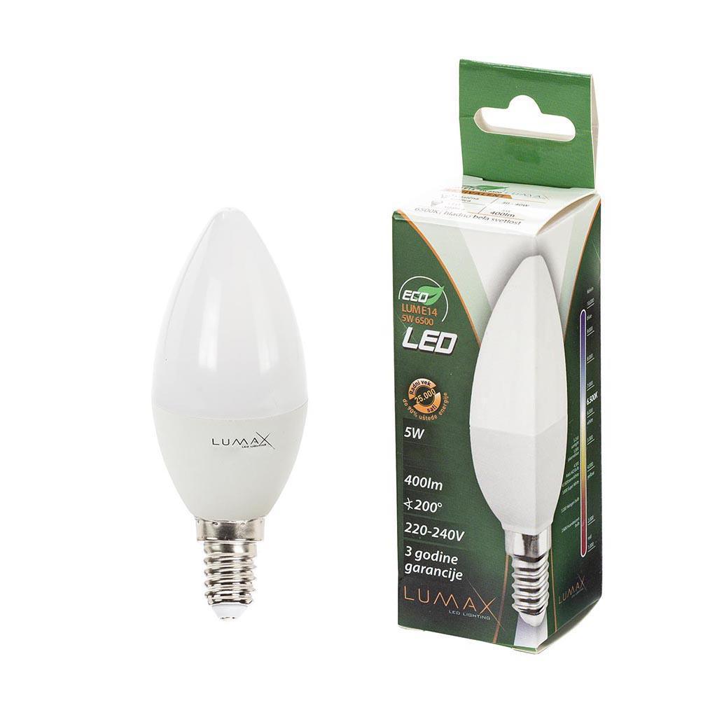 Sijalica LED Lumax E14 5W Eco sveća