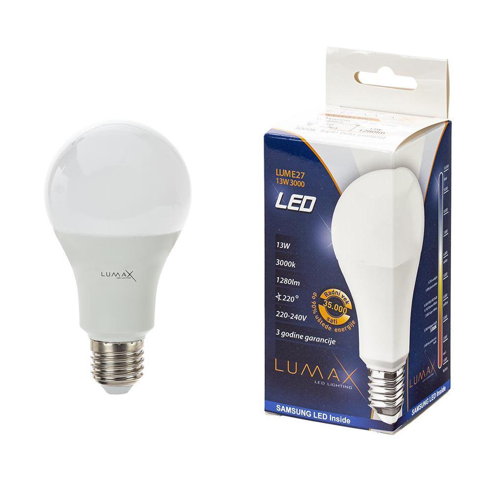 Sijalica LED Lumax E27 3000K | 13 W