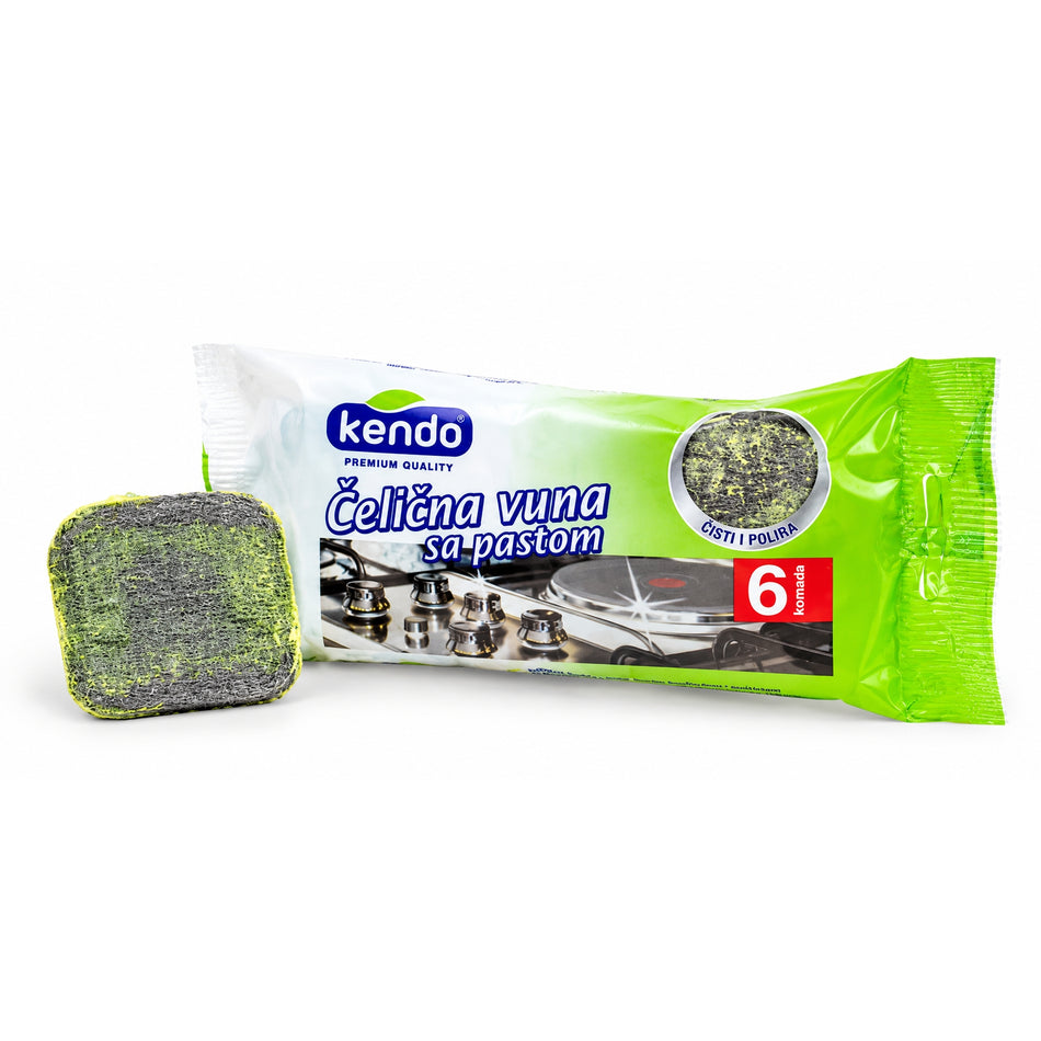 Čelična vuna sa pastom 6/1