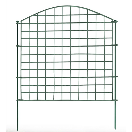 Ograda ukrasna zelena panel H 0,8mx4m u setu 5/6