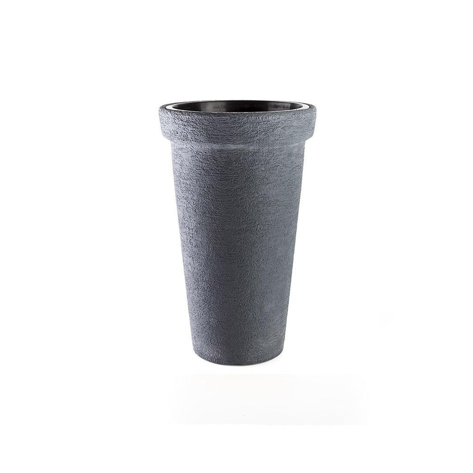 Saksija visoka mat sa uloškom antracit S433