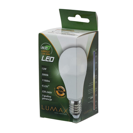 Sijalica LED Lumax E27 Eco 3000K | 12 W